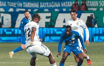 Beşiktaş, Rize deplasmanında ikinci yarıda döndü